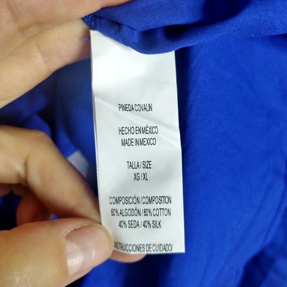 Pineda Covalin men's button down shirt Art To Wear Mexico Sz Xl - Picture 6 of 9